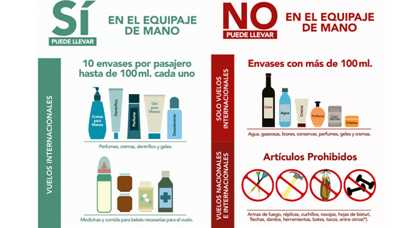 Cosas Que No Puedes Llevar En Avion